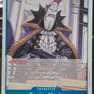 One piece card gecko moria OP07-042 C the seven warlords of the sea thriller bark pirates card games ENG TCG