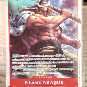 One Piece Edward Newgate Whitebeard OP02-004 SR Card Games TCG FR French