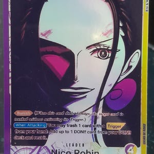 Carte One Piece OPTCG Nico robin OP09-062 L custom proxy english jeu de cartes one piece ENG