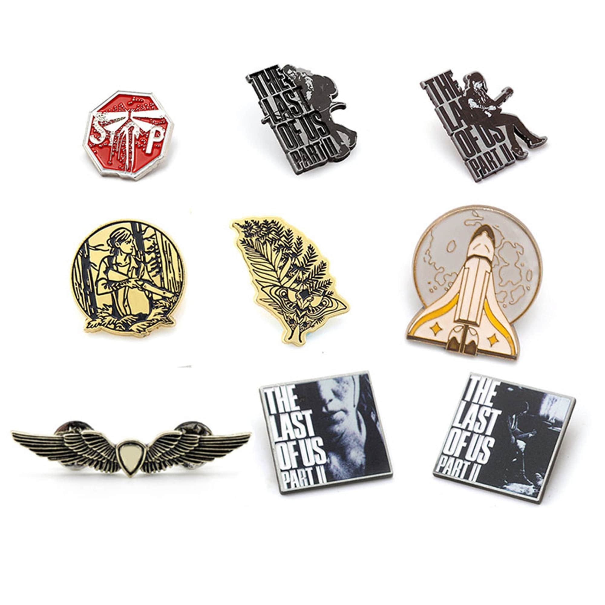 THE LAST OF US Pin Badges / Magnets, Ellie, Joel, Clicker, Giraffe,  Firefly