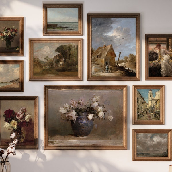 Vintage European Art Etsy