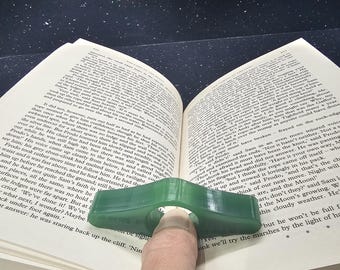 Porte-page de livre | Porte-onglet | Porte-pouce livre | Page du livre Spreader | Porte-page de livre en résine pour amoureux des livres | Coffret lectrices