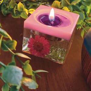 Floral candleholder | Floral Tea light Holder | Valentines gift | Unique tea light holder | Flower candleholder | Set of 2 candle holders