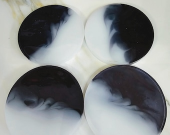Coasters | Set of 4 Coasters with Holder | Unique Christmas Gift | Gifts for her | Housewarming Gift | Drink Coasters | Unique Gifts |