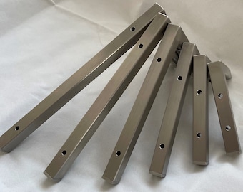 V2A RVS muurbeugel / muurbeugel / beugel voor wastafel, schoorsteen, plank gemaakt van pijp 25x25x2mm.