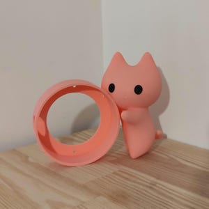 Google nest mini cat holder - cat kitten - wall mountable - Bluetooth speaker stand - cute kitten gift