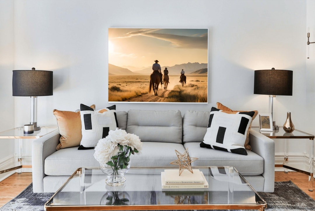 Western View 8, Original Western Art, Wall Art, Digital Download Etsy