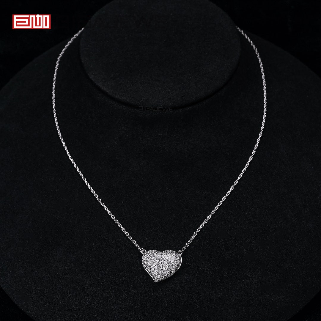 GIGAJEWE DEF Color Small Size Lab Grown Diamond Necklace 9k/14k/18k ...