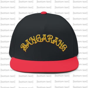 bangarang | hook | flat bill cap, embroidered