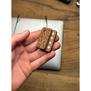 Curseur magnétique en bois | Jouet EDC pour adultes | Jouet de bureau anti-stress | Cadeau sensoriel TDAH