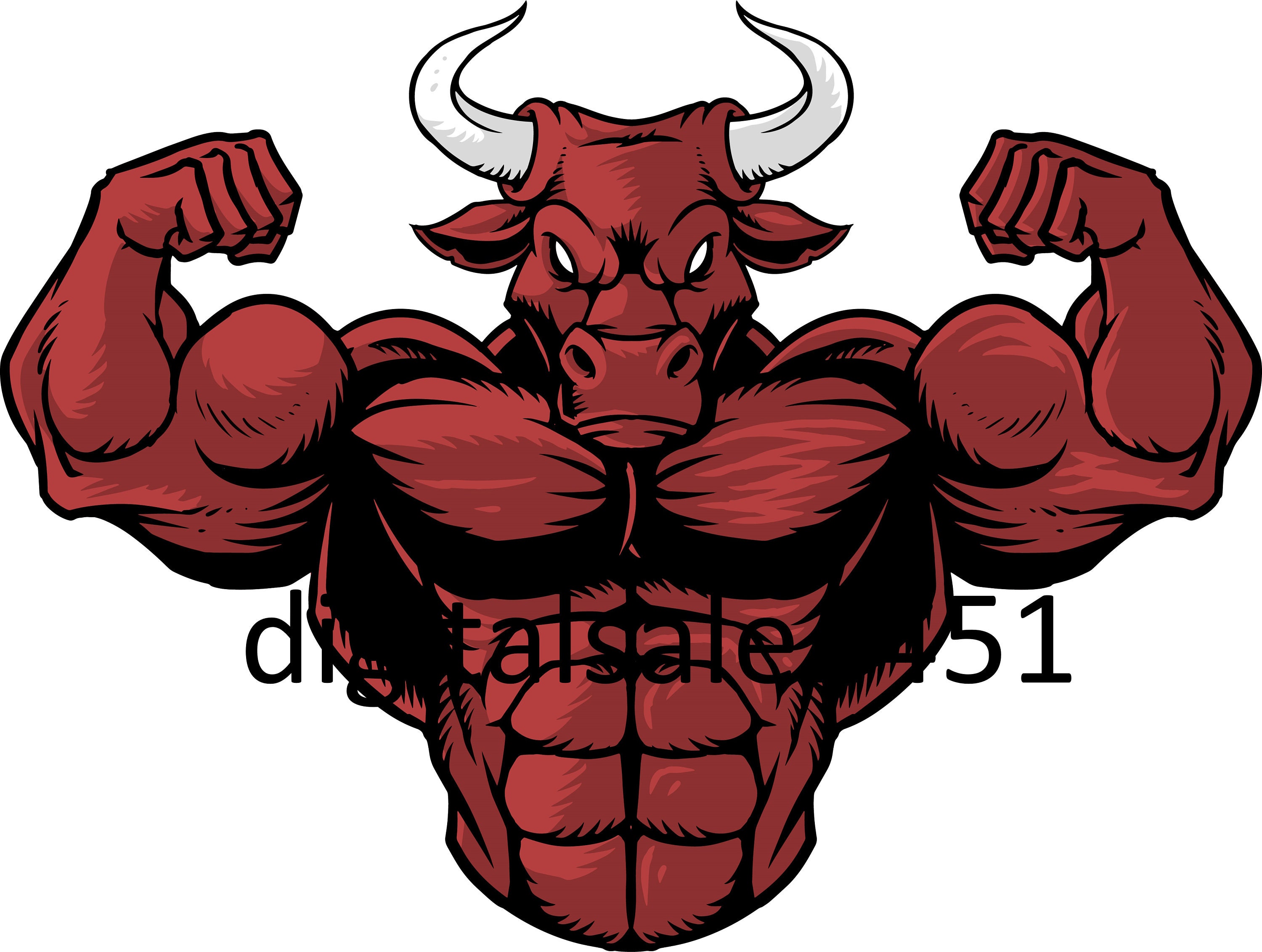 Angry Bull Drawing