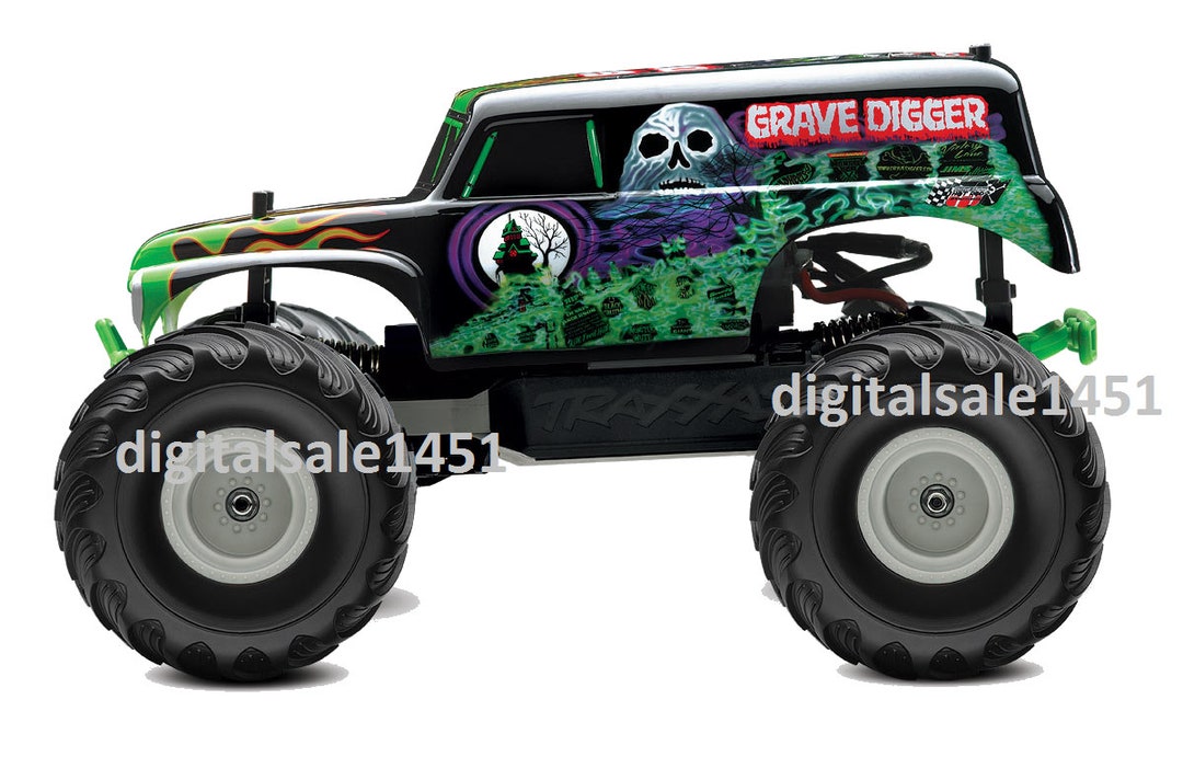 Monster Truck Grave Digger clipart clipartfest clipartix Etsy