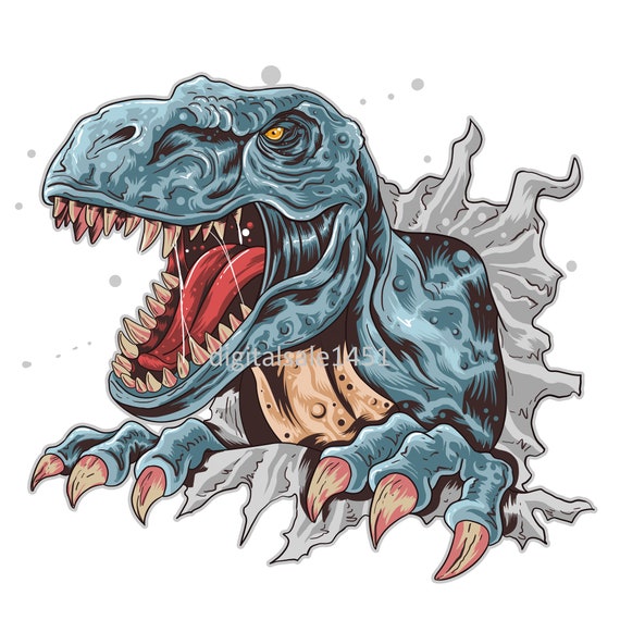 T-Rex Dinosaur Sublimation Design T-Rex Png T-Rex Dinosaur 