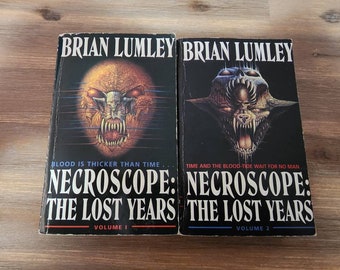 Necroscope: The Lost Years 1 & 2 1990s New English Library Editions Horror Paperbacks