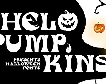 Helo Pumpkins | Halloween Font
