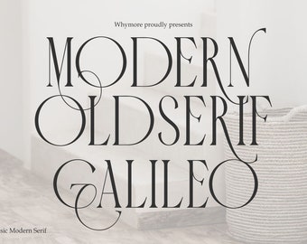 Galileo: Modern Serif Font for Elegant Branding