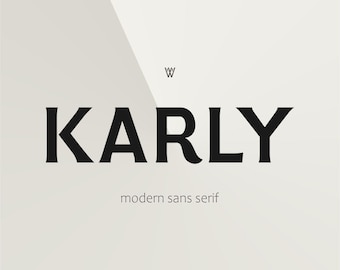 KARLY: Bold Serif Font for Branding & Invitations