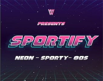 Sportify 80s fonts | Sporty Font | Retro Font
