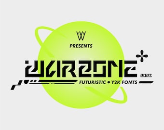 Warzone Y2K Futuristic fonts