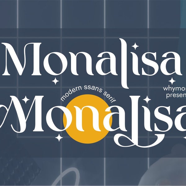 Monalisa | Police Serif décorative