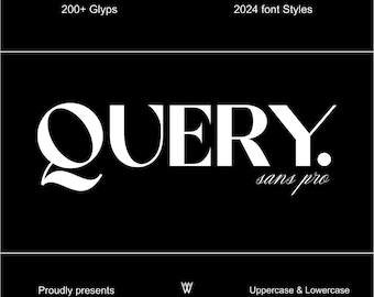 Elegant Font Family: Versatile Typeface for Cricut, Canva, Procreate (OTF, TTF)