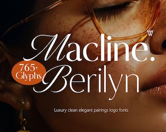Macline Berilyn Font Duo – Elegant Serif & Modern Script