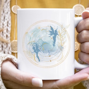 Fairy mug-cute fairy gift-magical fairy mug-fairy gift-Fantasy mug-fantasy lover-magical gift-girly gift-magic fairy mug-gift for her