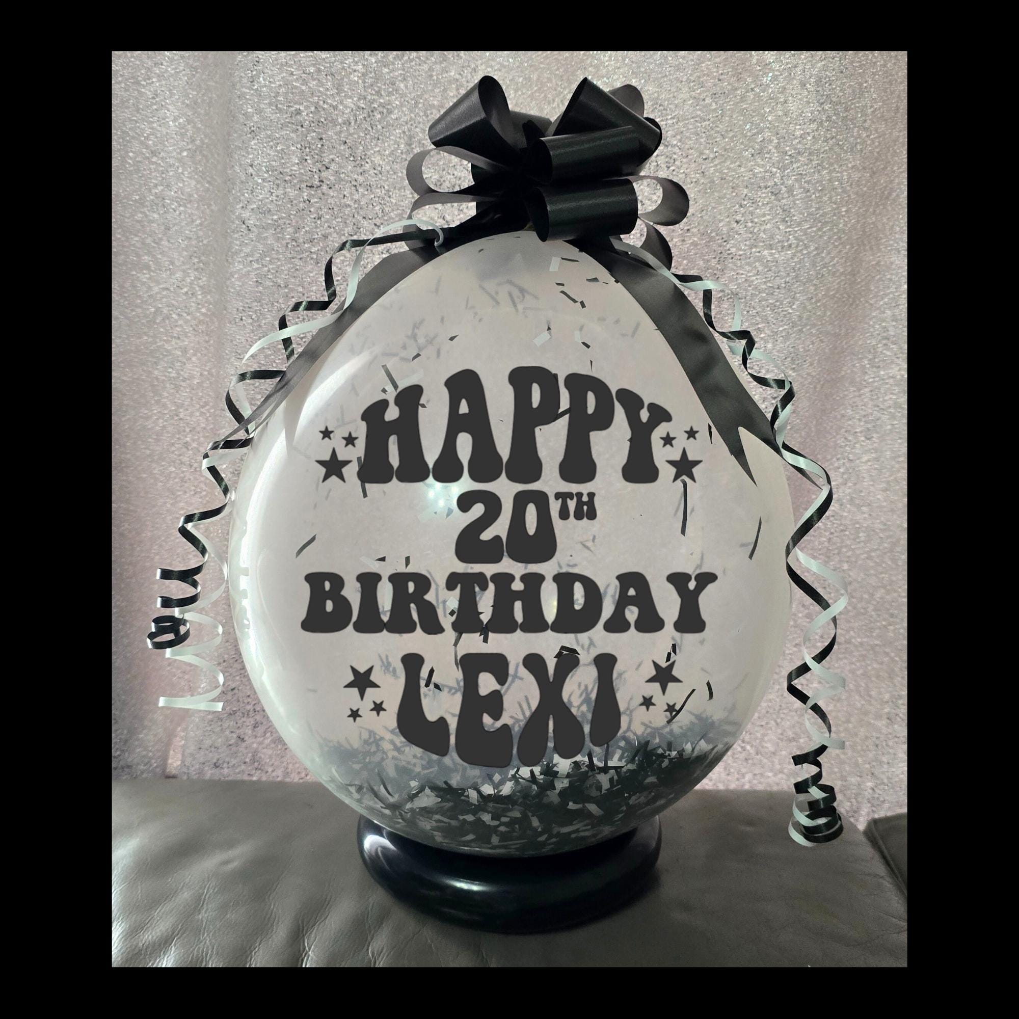 Brthday Pop Me Money Balloon Gft/dy Kt/custom/personalse. Please
