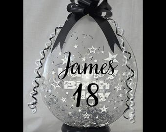 Birthday pop me money/stuffing balloon gift/DIY Kit/custom/personalised. Please READ DECSCRIPTION!