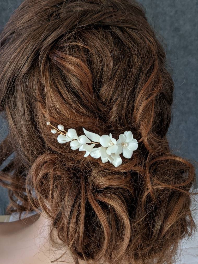 Buy Flower Hair Clips Online In India  Etsy India