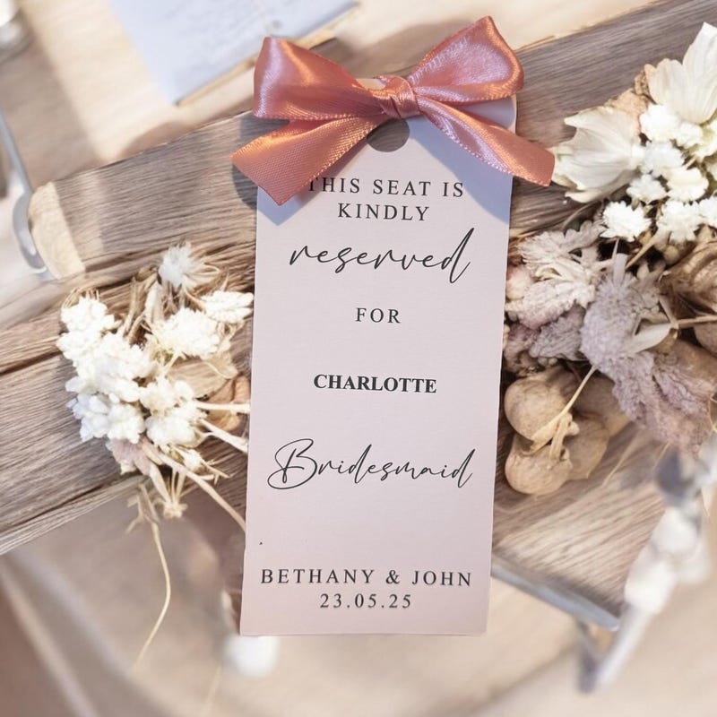 Reserved Sign Etsy UK