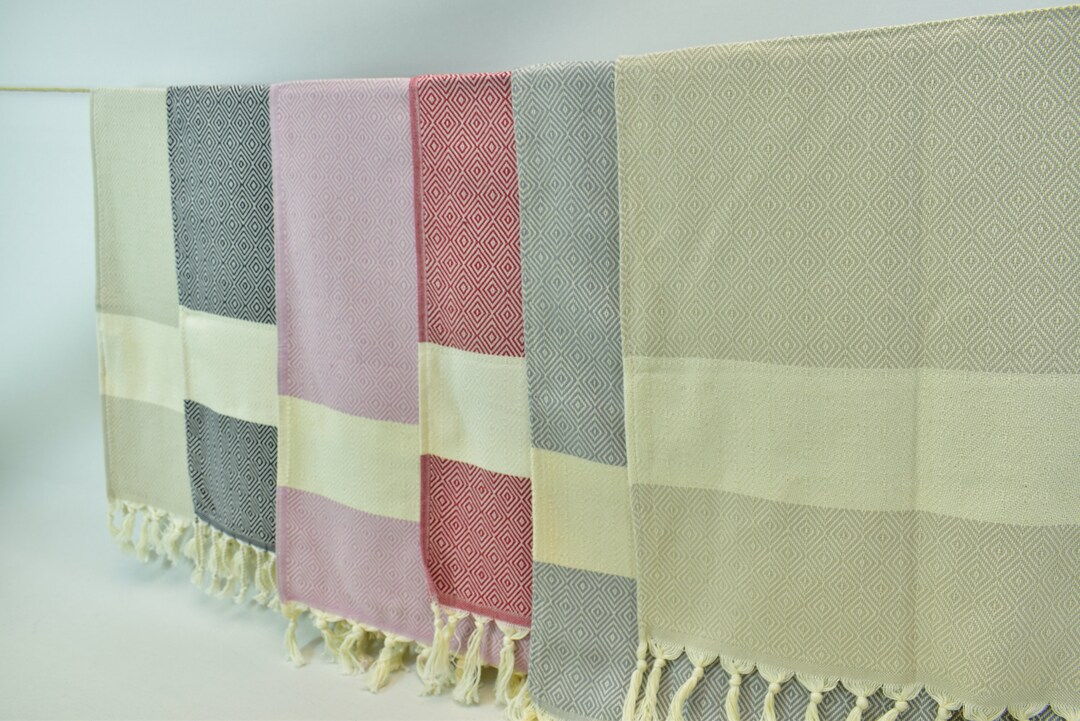 SET Kitchen Towel Face Towel Set of 6 Turkish Hand Towel Etsy