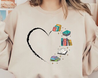 Book Lover Sweatshirt, Library Sweatshirt, Book Reader Sweatshirt, Reading Sweatshirt, Book Lover Shirt