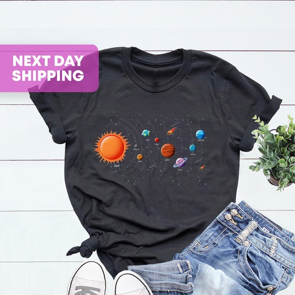 Solar System Shirt - Etsy