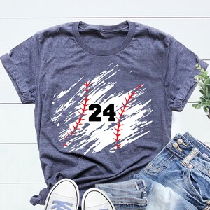 Custom Baseball Mom Shirt, With Kids Number Personalized Baseball Shirt, Personalized Shirts For Baseballer, Custom Baseball Number Shirt