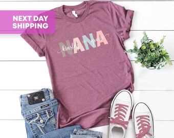 Personalized Nana Shirt: Custom Names Mother’s Day Tee