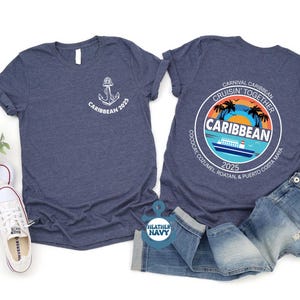Custom Caribbean Cruise Shirt, Caribbean Cruise TShirt, Front Back Custom Family Cruise Shirts, Family Matching Cruise Shirt, Group Cruise