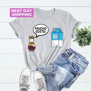 Chemise professeur de lait de soja : t-shirt professeur d'espagnol bilingue