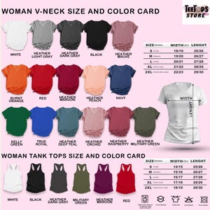 a women's v - neck shirt and color card