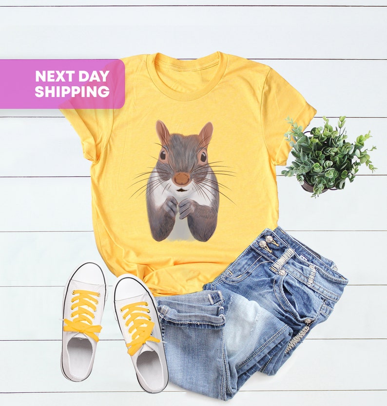 Gray Squirrel Shirt, Gray Squirrel, Squirrel Shirt, Squirrel Gift ...