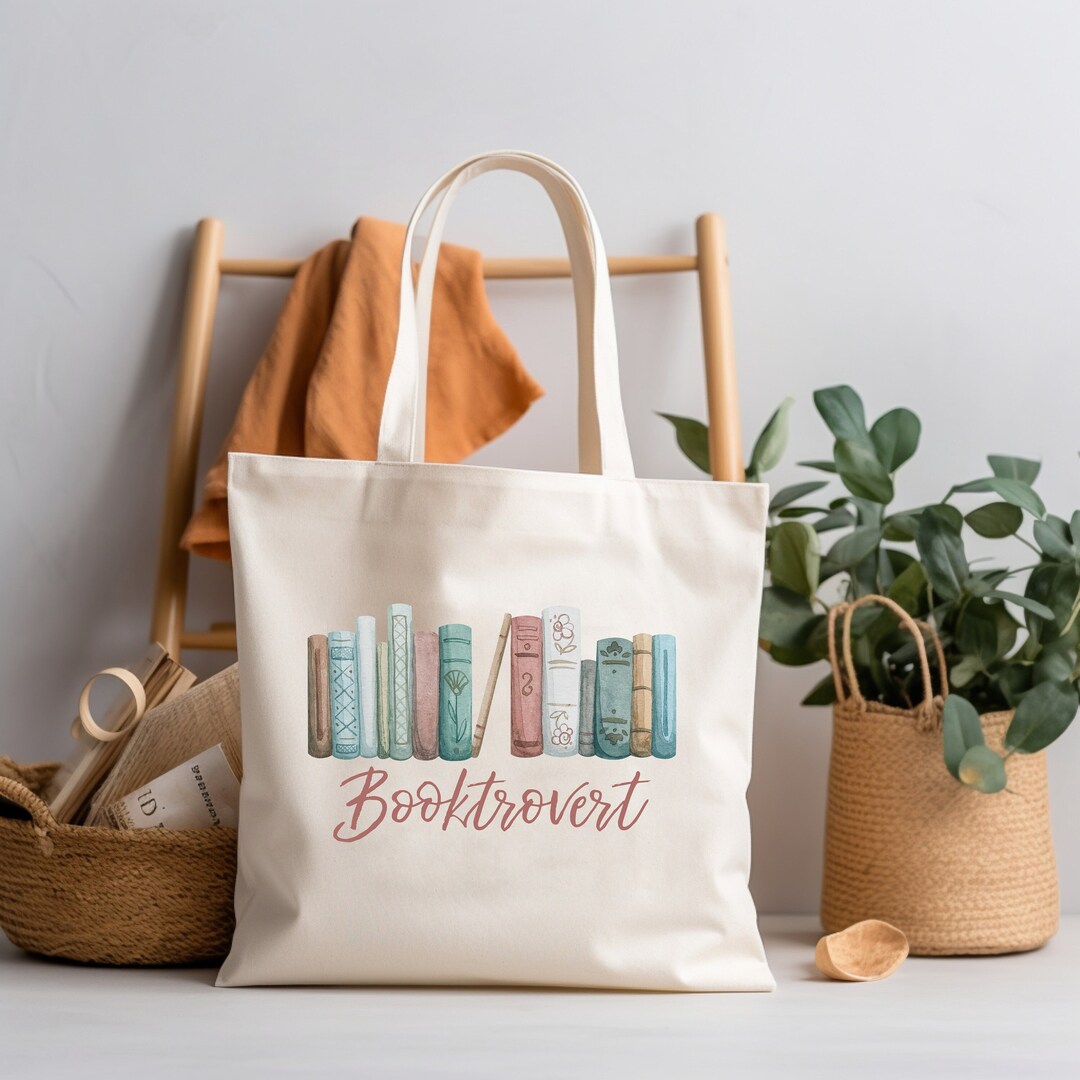 Library Tote Bag, Books Tote Bag, Bookish Bag, Book Lovers Gifts ...