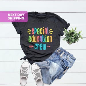 Special Education Crew Shirt, Back To School, Special Education Teacher Shirt, Sped Teacher Shirt, Team Sped Crew, Sped Teacher Gift