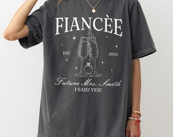 Womens Girlfriend Fiancee Shirt, Future Mrs, I Said Yes, Engagement Womens Girlfriend Fiancee Shirt, Future Mrs, I Said Yes, Engagement