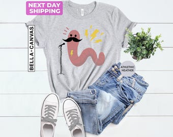 Worm with a Mustache Unisex T-shirt, Vanderpump Rules Shirt, Scandoval Gift For Fan, You're A Worm Shirt