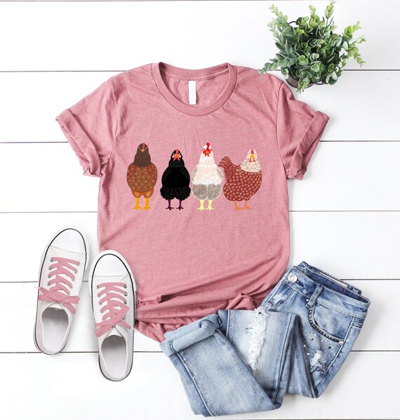 Chicken Mom Shirt: Funny Chicken Lover Tee, Gift Shirt For Farmer Mom