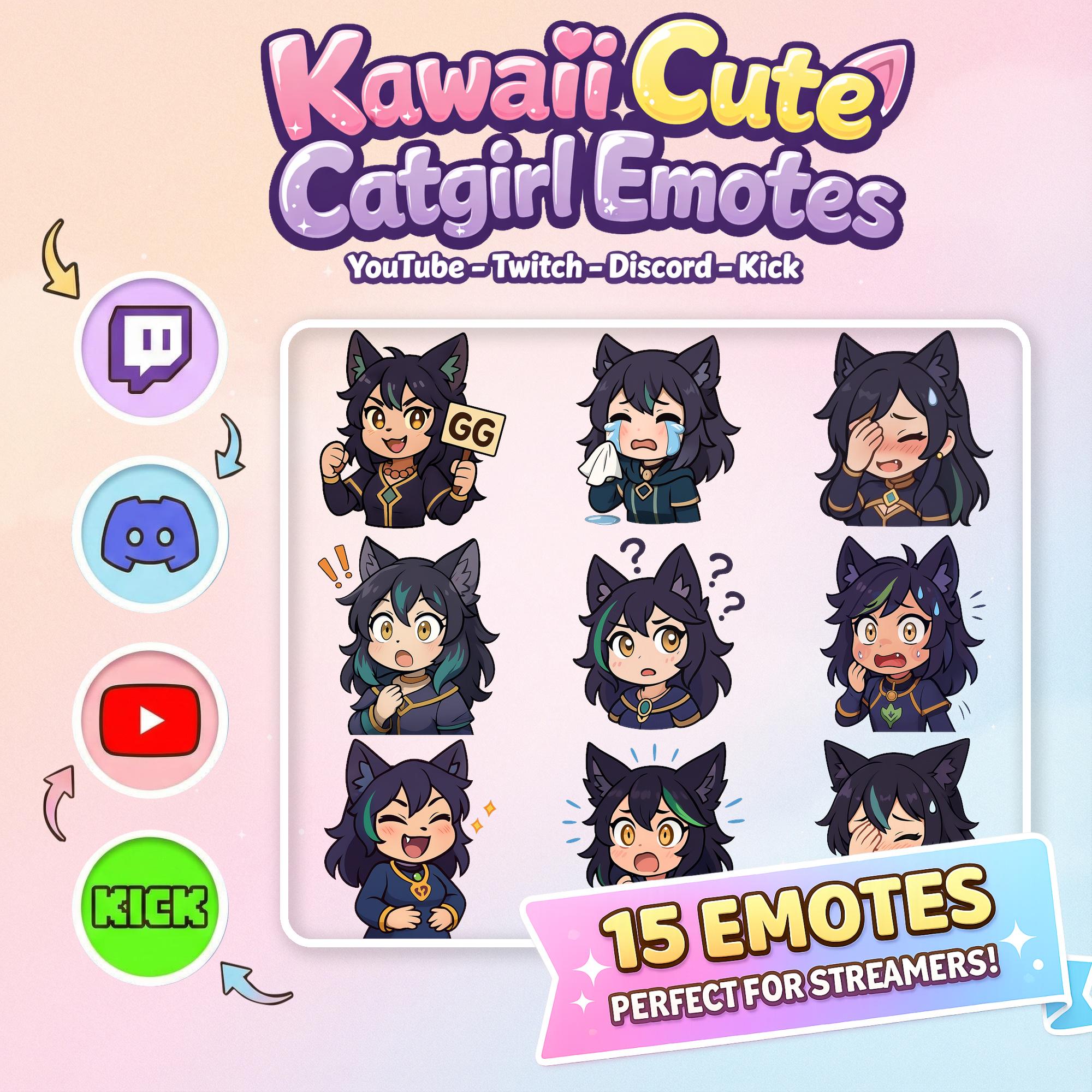 Twitch Catgirl - Etsy