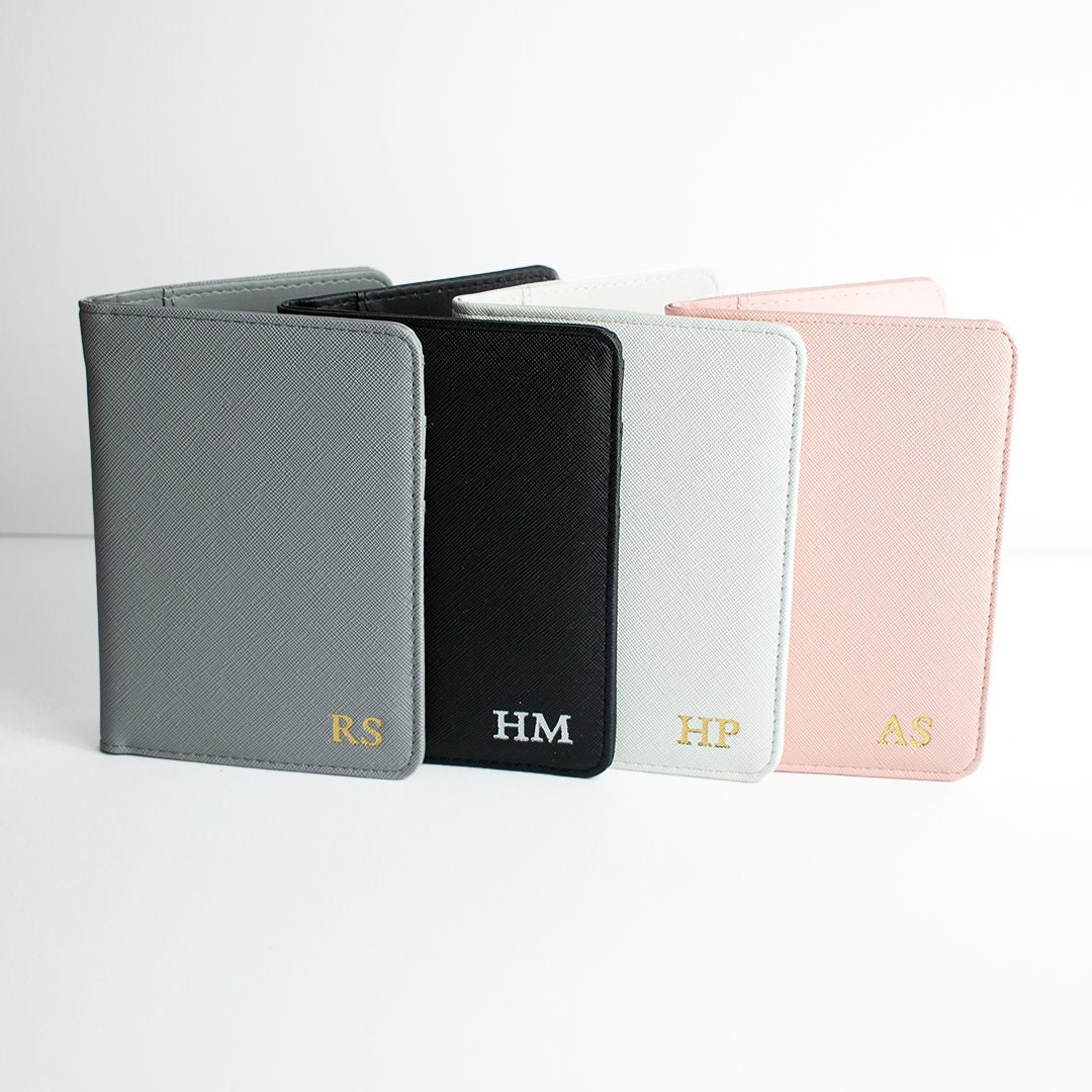 Personalised Leather Passport Holder & Luggage Tag, Bridesmaid Wedding Gifts, Holiday, Travel Set, Birthday Gifts, Gifts For Her