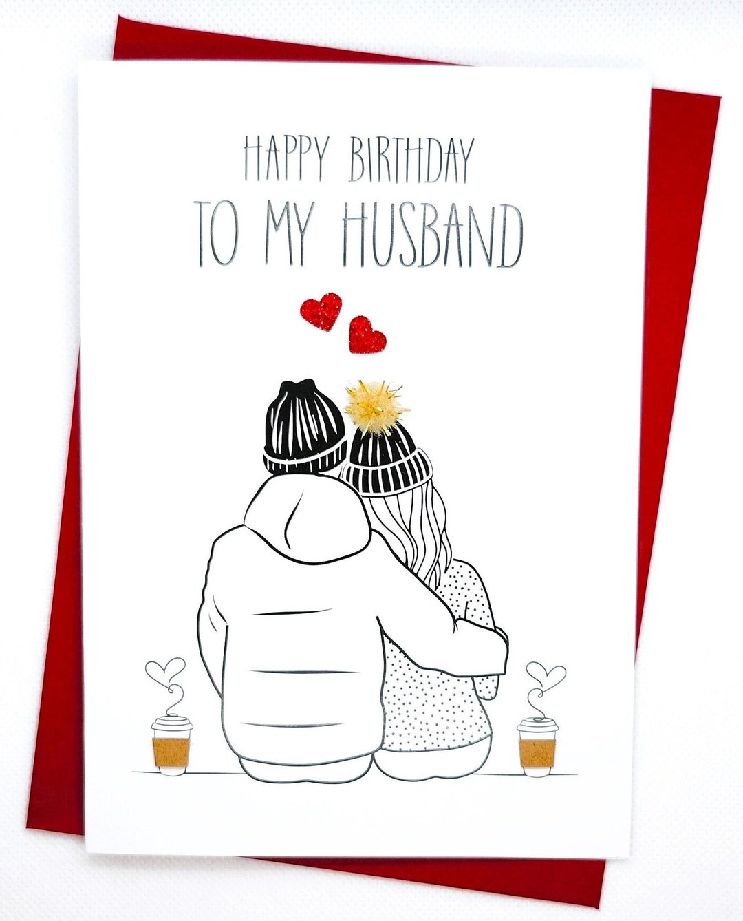 Husband Birthday Card Special Birthday Card for Husband Winter