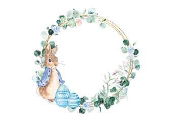Peter Rabbit, Easter Clip Art, My First Easter Design PNG, Pink Flopsy ...