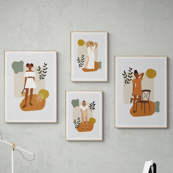 4 Piece Wall Art - Etsy